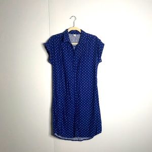 Polka Dot Linen Dress